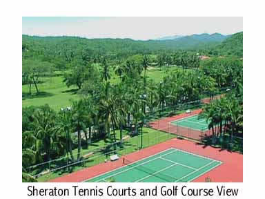 Tennis Courts and Golf Course View